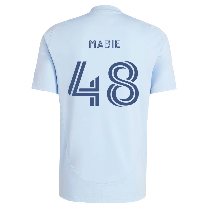 Danxen Dames Blaine Mabie #48 Lichtblauw Lichtgrijs Thuisshirt Thuistenue 2026/27 T-Shirt