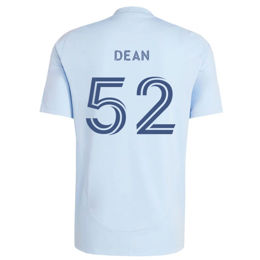 Danxen Dames Finn Dean #52 Lichtblauw Lichtgrijs Thuisshirt Thuistenue 2026/27 T-Shirt