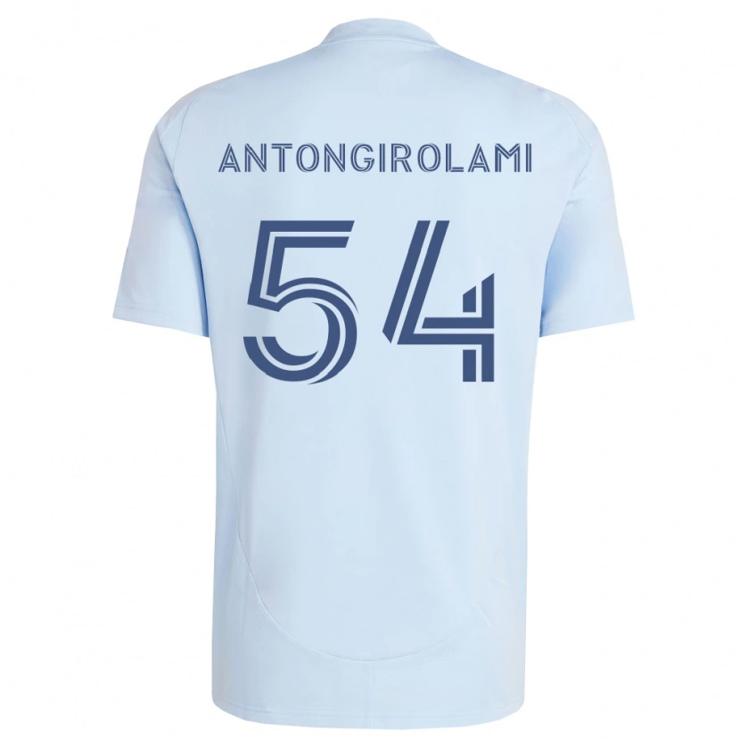 Danxen Dames Luca Antongirolami #54 Lichtblauw Lichtgrijs Thuisshirt Thuistenue 2026/27 T-Shirt
