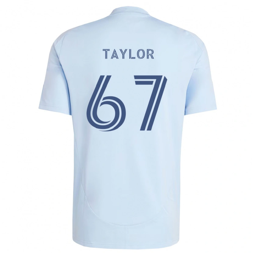 Danxen Dames Kael Taylor #67 Lichtblauw Lichtgrijs Thuisshirt Thuistenue 2026/27 T-Shirt