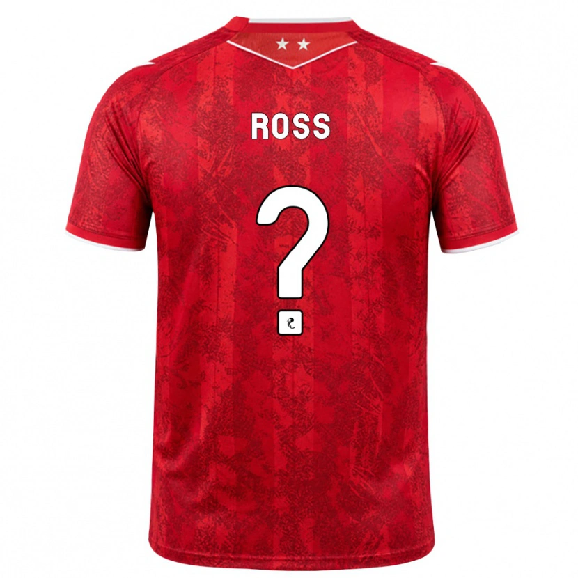 Danxen Dames Dylan Ross #0 Rood Wit Thuisshirt Thuistenue 2026/27 T-Shirt