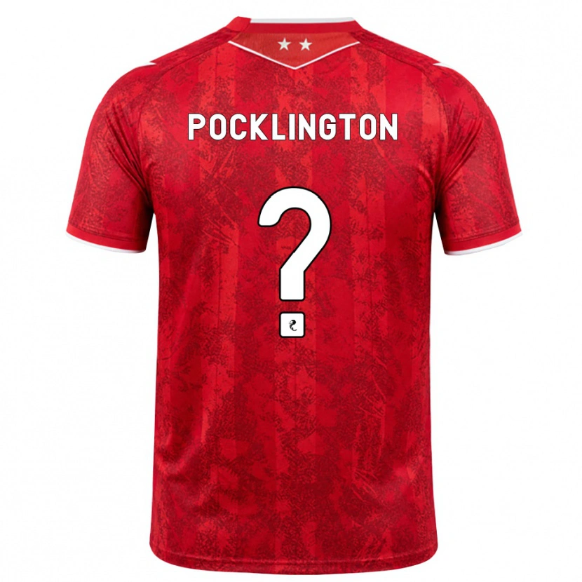 Danxen Dames Max Pocklington #0 Rood Wit Thuisshirt Thuistenue 2026/27 T-Shirt