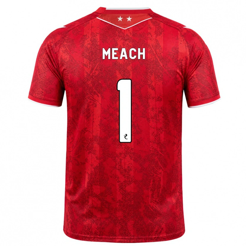 Danxen Dames Aaliyah-Jay Meach #1 Rood Wit Thuisshirt Thuistenue 2026/27 T-Shirt