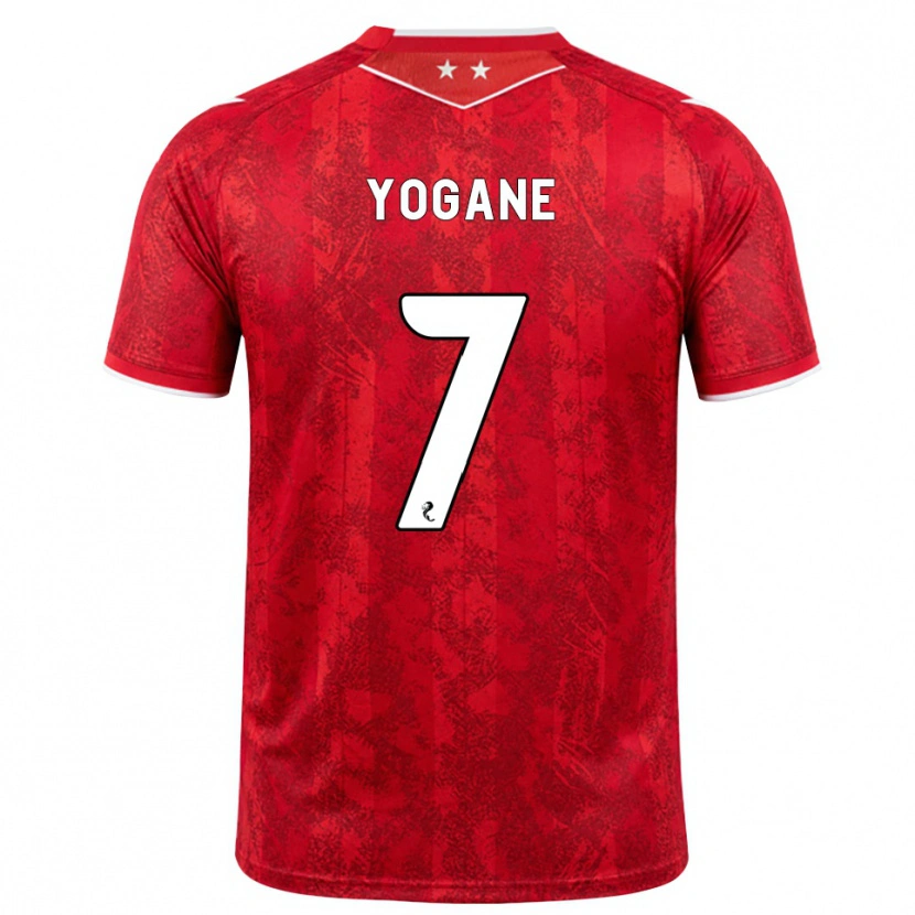 Danxen Dames Tony Yogane #7 Rood Wit Thuisshirt Thuistenue 2026/27 T-Shirt