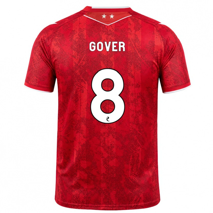 Danxen Dames Chloe Gover #8 Rood Wit Thuisshirt Thuistenue 2026/27 T-Shirt