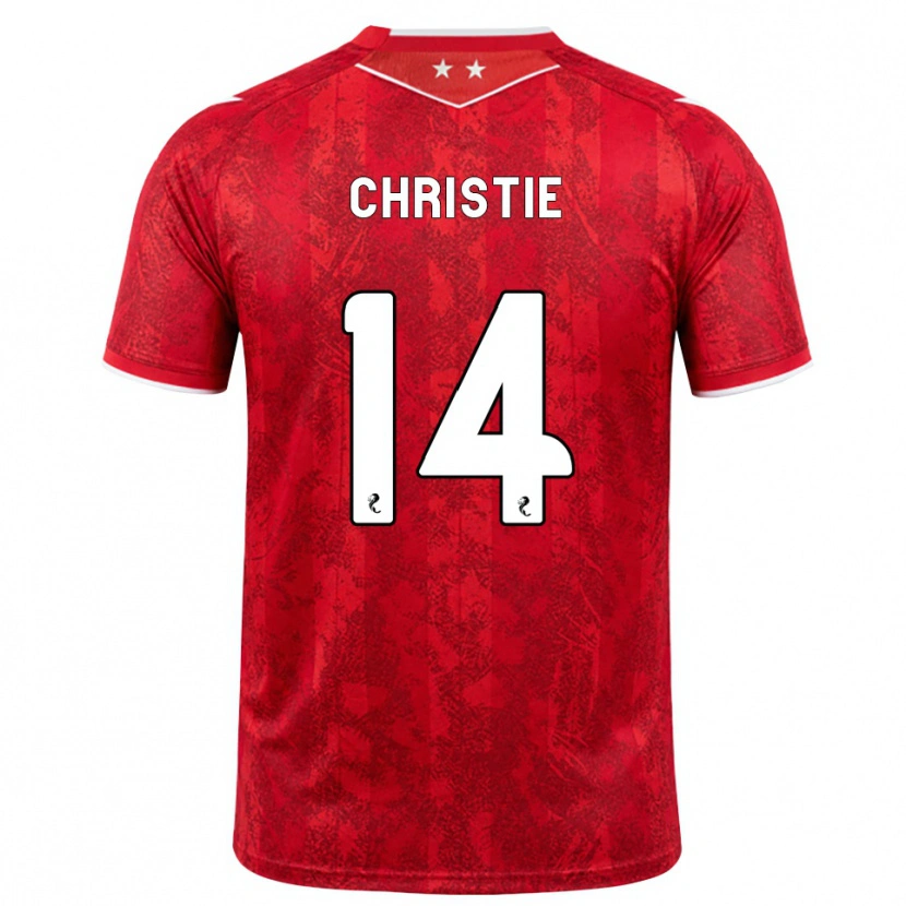 Danxen Dames Mya Christie #14 Rood Wit Thuisshirt Thuistenue 2026/27 T-Shirt