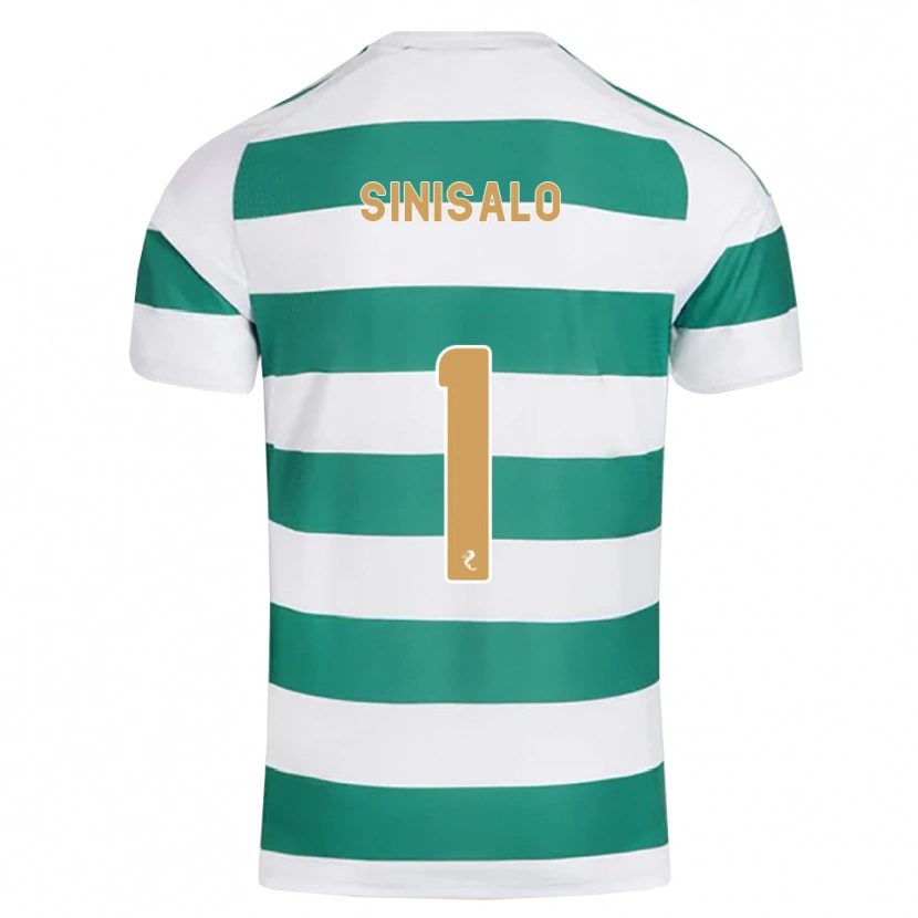 Danxen Dames Viljami Sinisalo #1 Donkercyaan Wit Thuisshirt Thuistenue 2026/27 T-Shirt