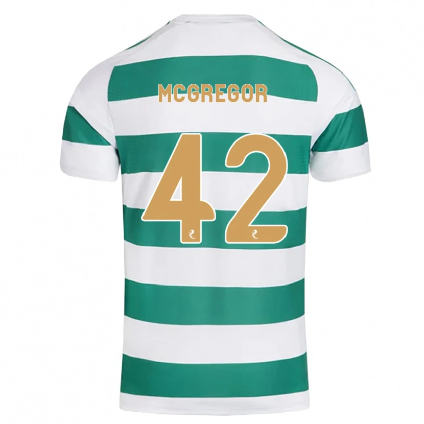 Danxen Dames Callum Mcgregor #42 Donkercyaan Wit Thuisshirt Thuistenue 2026/27 T-Shirt