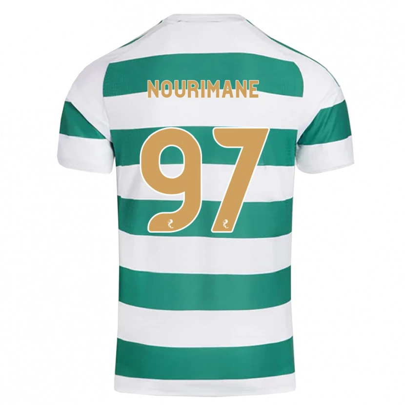 Danxen Dames Addi Nourimane #97 Donkercyaan Wit Thuisshirt Thuistenue 2026/27 T-Shirt
