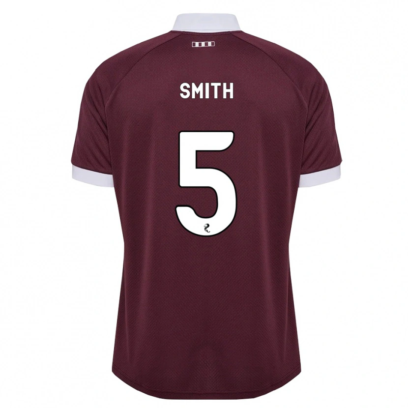 Danxen Dames Lucas Smith #5 Bordeauxrood Wit Thuisshirt Thuistenue 2026/27 T-Shirt