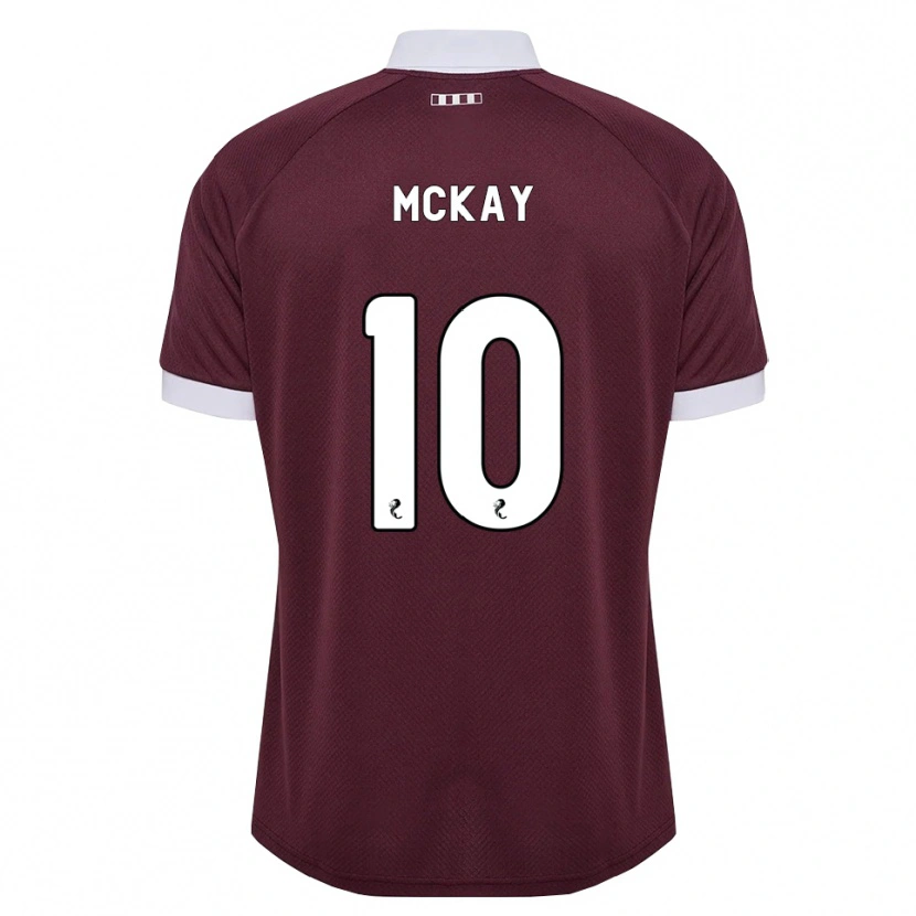 Danxen Dames Barrie Mckay #10 Bordeauxrood Wit Thuisshirt Thuistenue 2026/27 T-Shirt