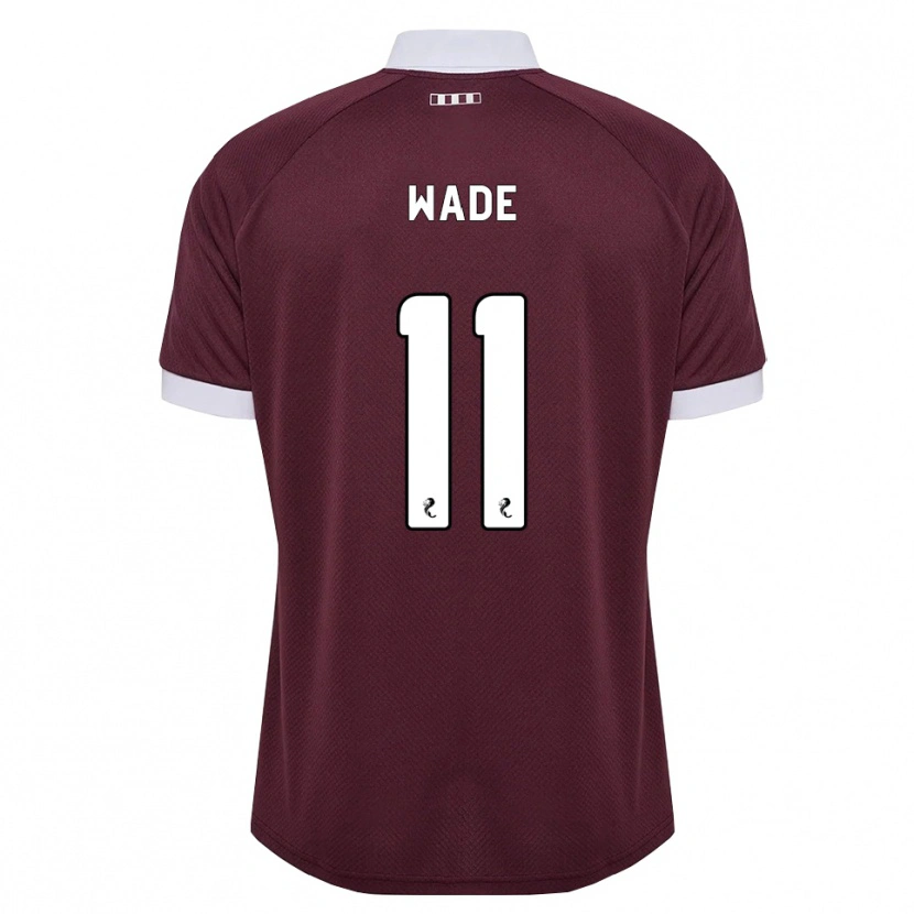 Danxen Dames Lauren Wade #11 Bordeauxrood Wit Thuisshirt Thuistenue 2026/27 T-Shirt