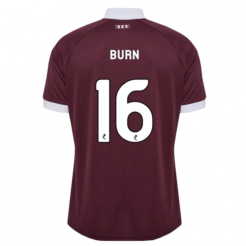 Danxen Dames Gregor Burn #16 Bordeauxrood Wit Thuisshirt Thuistenue 2026/27 T-Shirt
