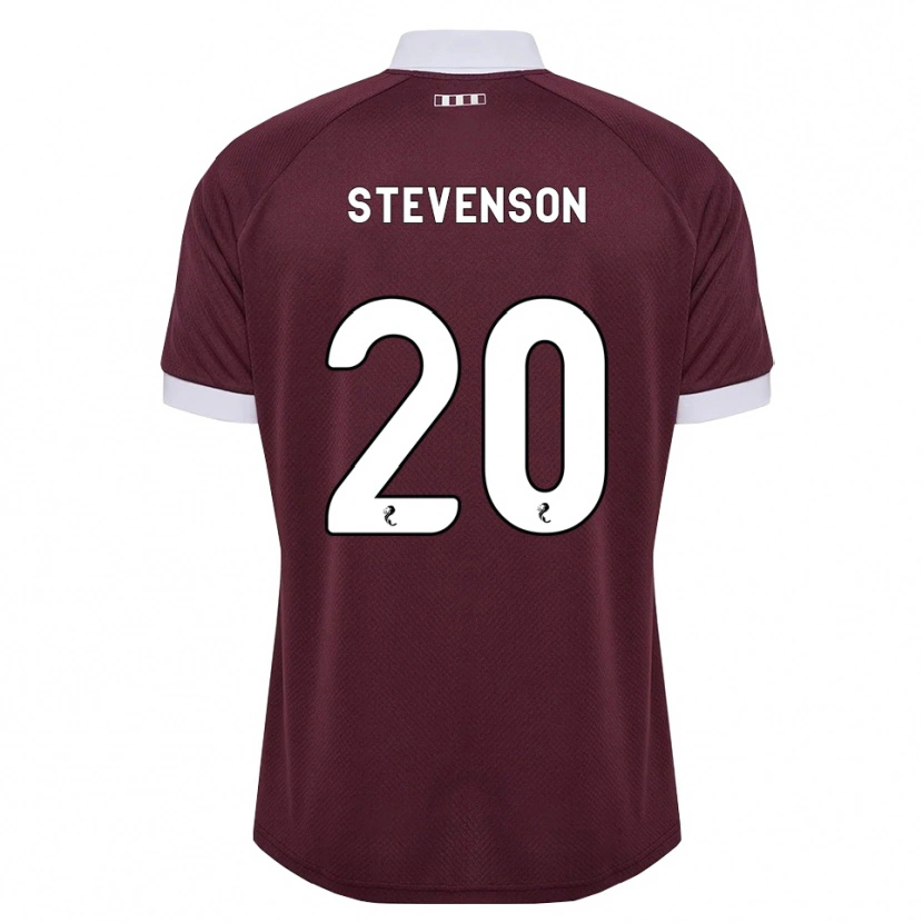 Danxen Dames Gus Stevenson #20 Bordeauxrood Wit Thuisshirt Thuistenue 2026/27 T-Shirt