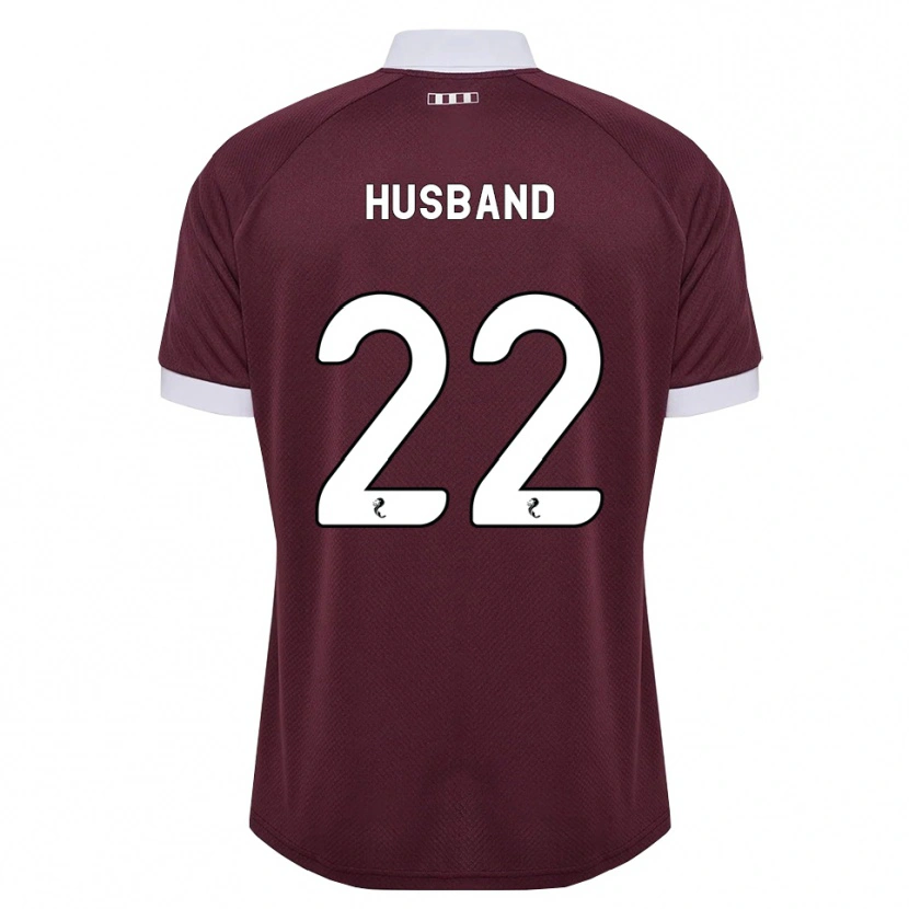Danxen Dames Jessica Husband #22 Bordeauxrood Wit Thuisshirt Thuistenue 2026/27 T-Shirt