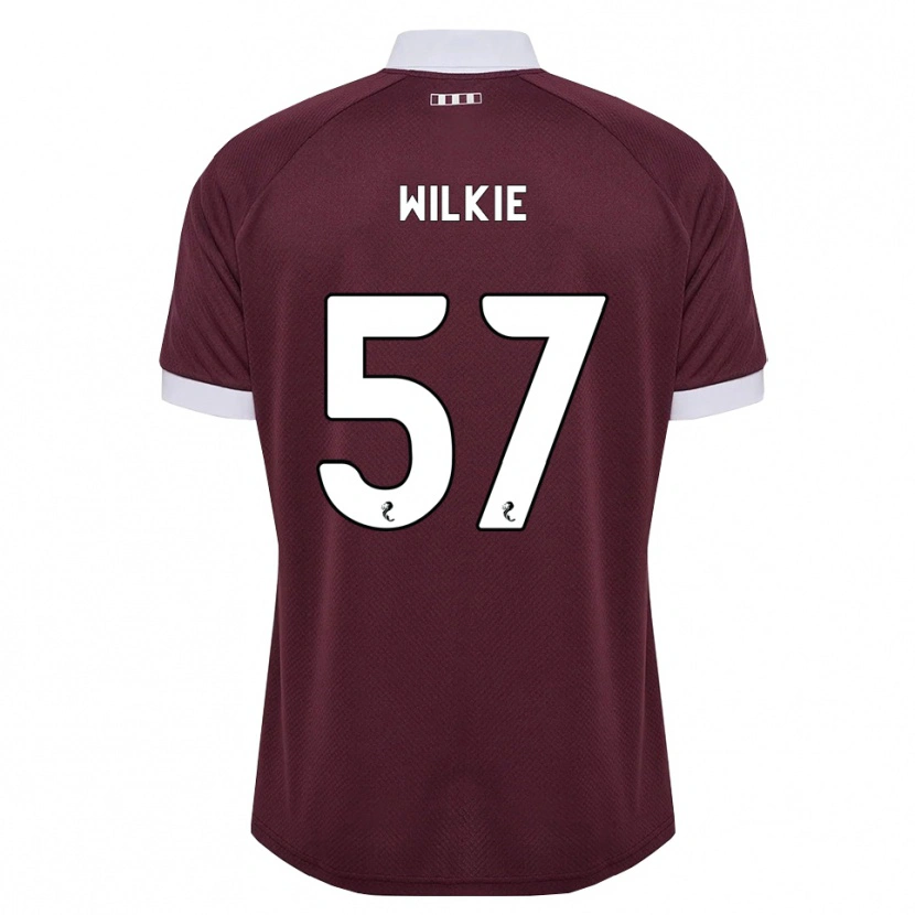 Danxen Dames Coupar Wilkie #57 Bordeauxrood Wit Thuisshirt Thuistenue 2026/27 T-Shirt