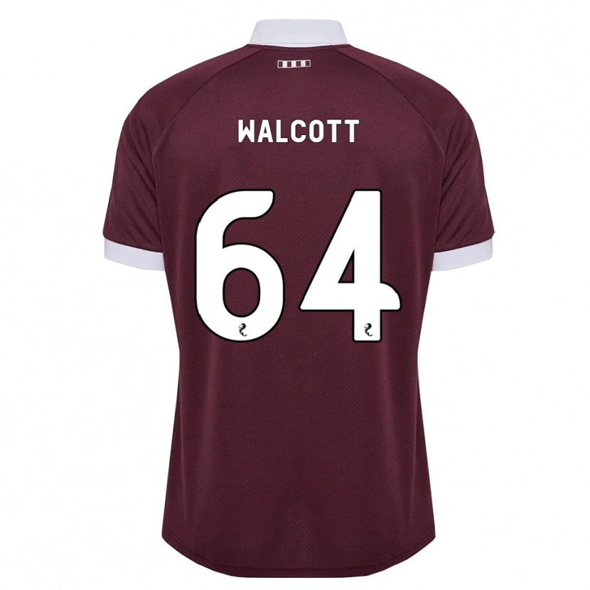 Danxen Dames Malachi Fagan-Walcott #64 Bordeauxrood Wit Thuisshirt Thuistenue 2026/27 T-Shirt