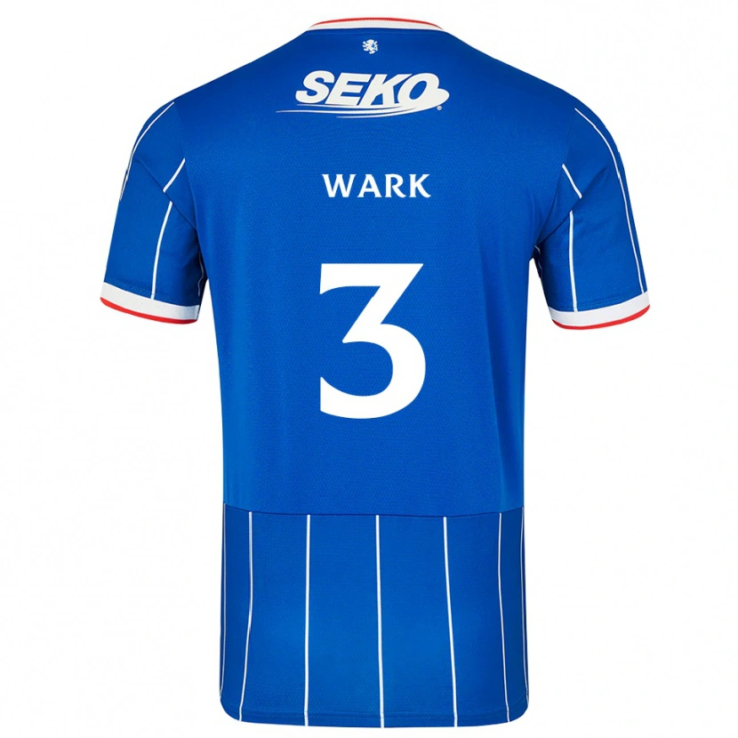 Danxen Dames Lyle Wark #3 Rood Blauw Wit Thuisshirt Thuistenue 2026/27 T-Shirt