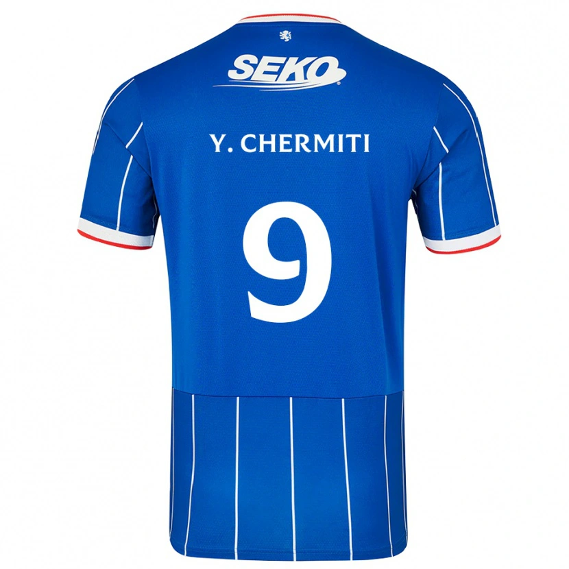 Danxen Dames Youssef Chermiti #9 Rood Blauw Wit Thuisshirt Thuistenue 2026/27 T-Shirt