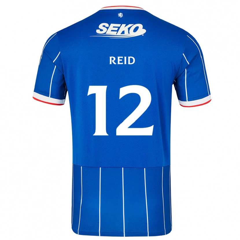 Danxen Dames James Reid #12 Rood Blauw Wit Thuisshirt Thuistenue 2026/27 T-Shirt