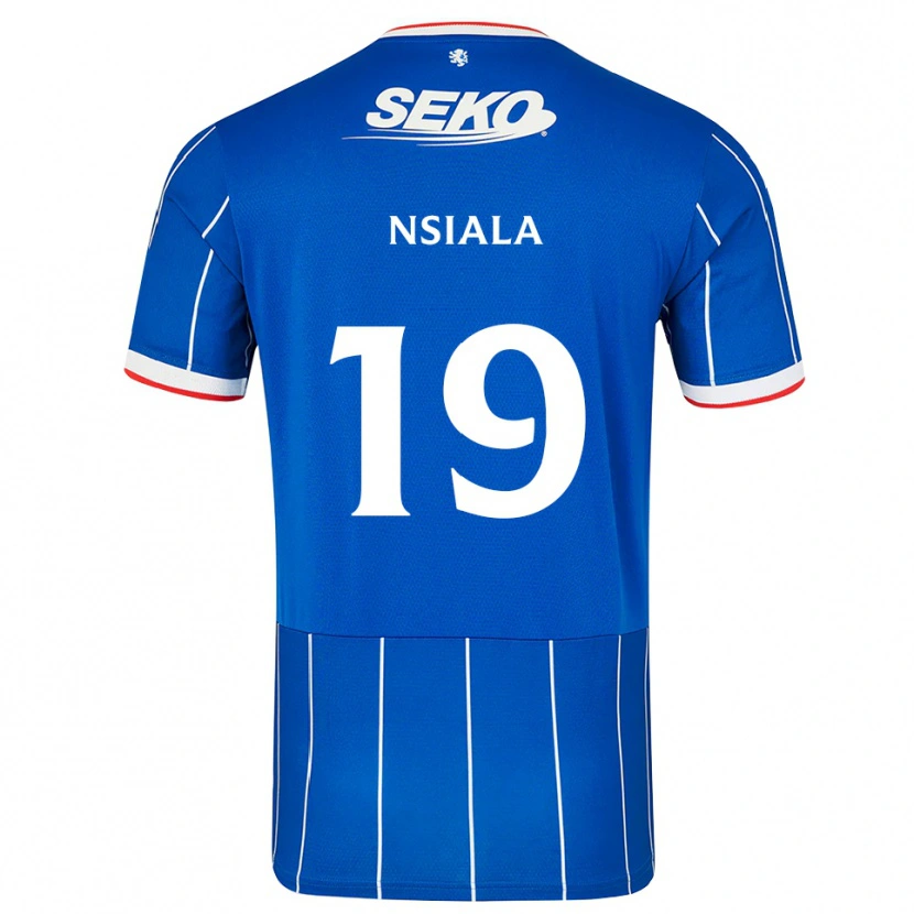 Danxen Dames Clinton Nsiala #19 Rood Blauw Wit Thuisshirt Thuistenue 2026/27 T-Shirt
