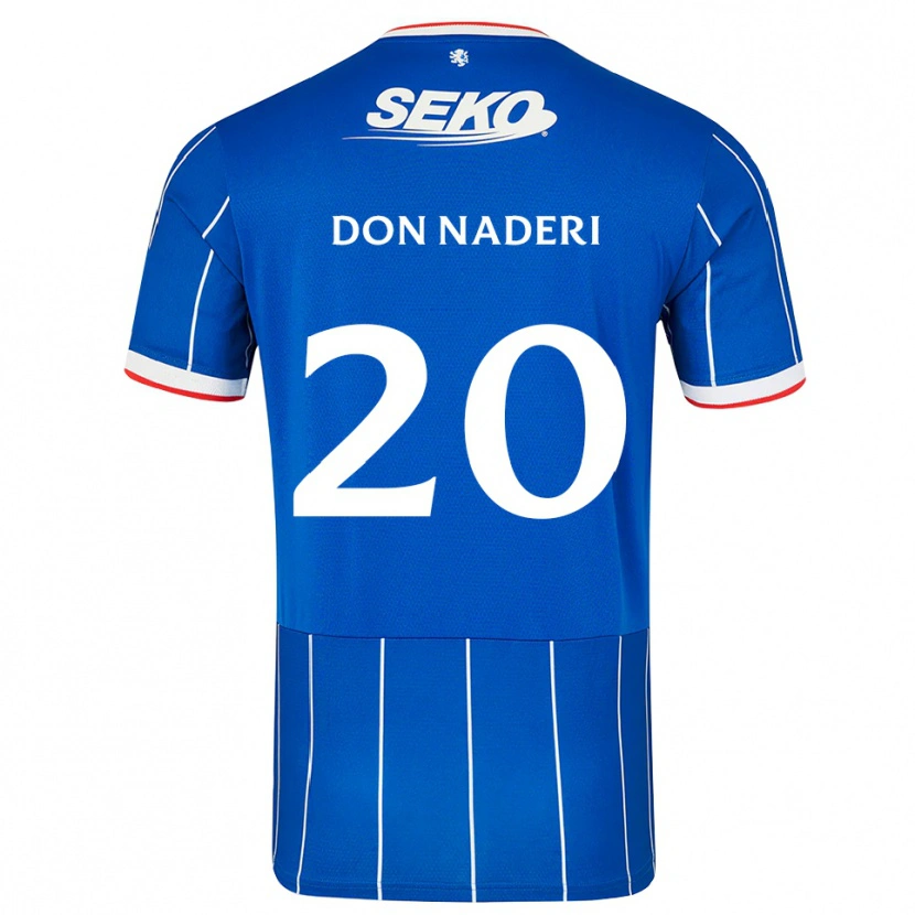 Danxen Dames Ryan Naderi #20 Rood Blauw Wit Thuisshirt Thuistenue 2026/27 T-Shirt