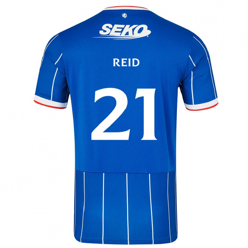 Danxen Dames Sam Reid #21 Rood Blauw Wit Thuisshirt Thuistenue 2026/27 T-Shirt