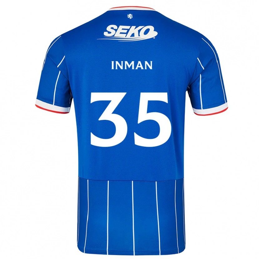 Danxen Dames Lucy Inman #35 Rood Blauw Wit Thuisshirt Thuistenue 2026/27 T-Shirt