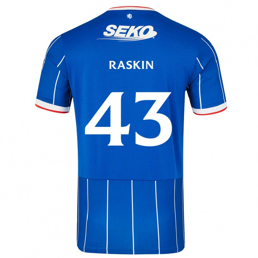 Danxen Dames Nicolas Raskin #43 Rood Blauw Wit Thuisshirt Thuistenue 2026/27 T-Shirt