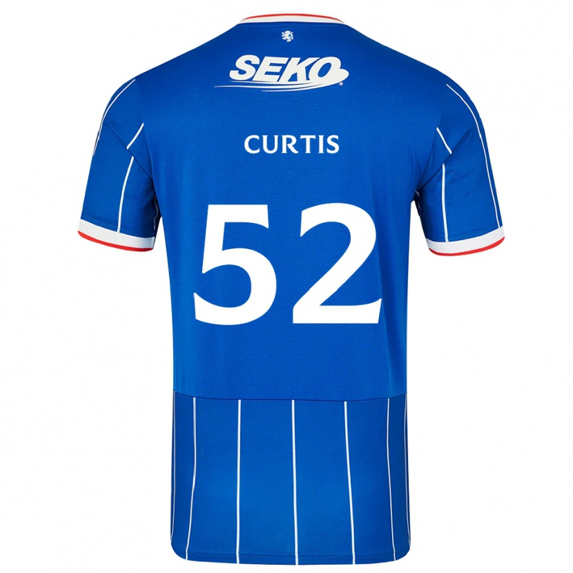 Danxen Dames Findlay Curtis #52 Rood Blauw Wit Thuisshirt Thuistenue 2026/27 T-Shirt