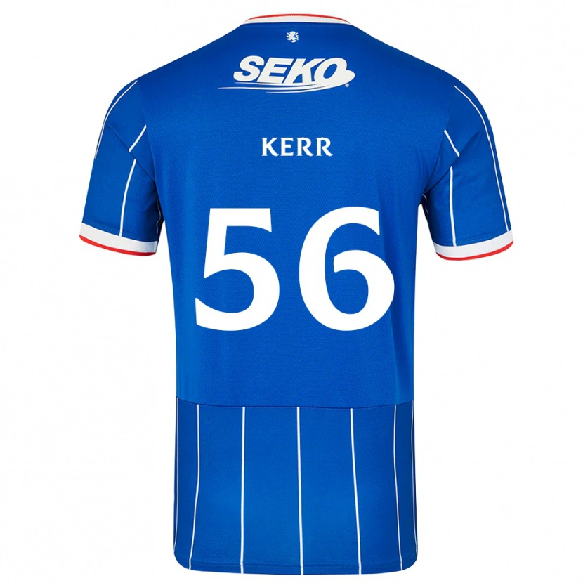 Danxen Dames Arran Kerr #56 Rood Blauw Wit Thuisshirt Thuistenue 2026/27 T-Shirt