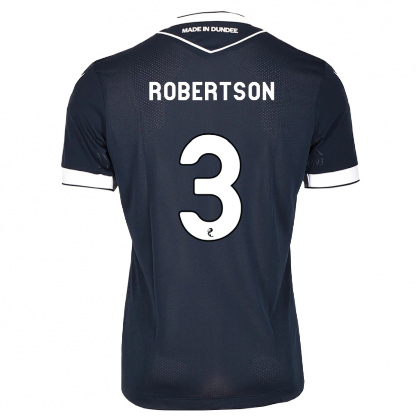 Danxen Dames Clark Robertson #3 Midnightblue Wit Thuisshirt Thuistenue 2026/27 T-Shirt