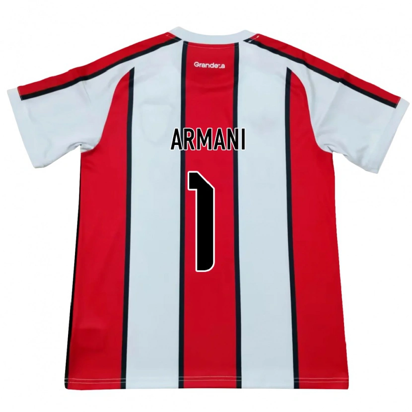 Danxen Dames Franco Armani #1 Wit Rood Zwart Uitshirt Uittenue 2026/27 T-Shirt