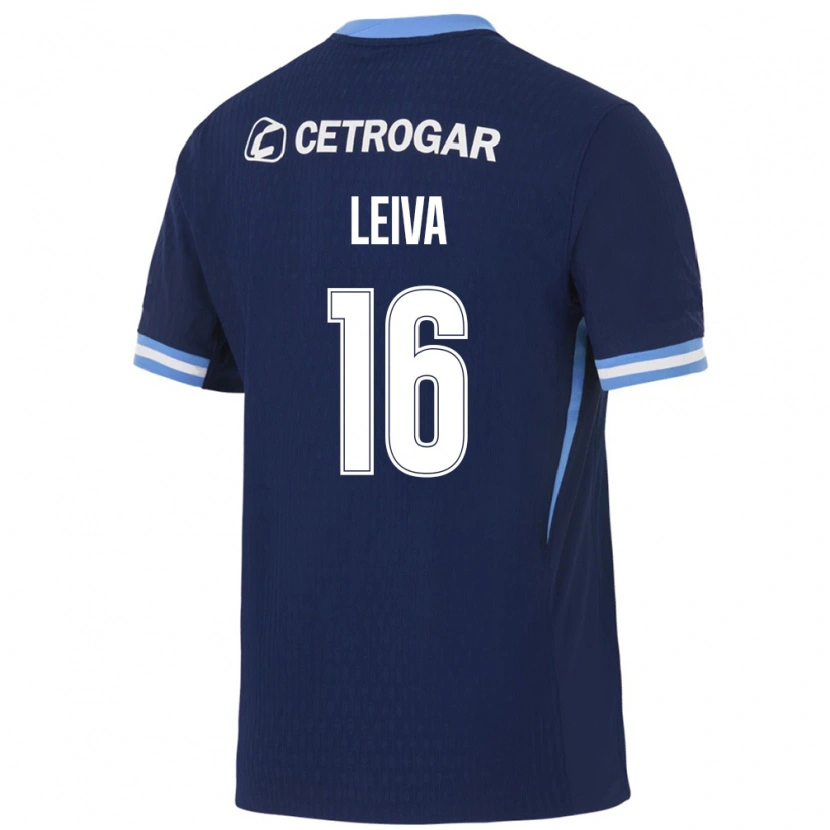 Danxen Dames Gonzalo Leiva #16 Koninklijk Blauw Lichtblauw Wit Uitshirt Uittenue 2026/27 T-Shirt