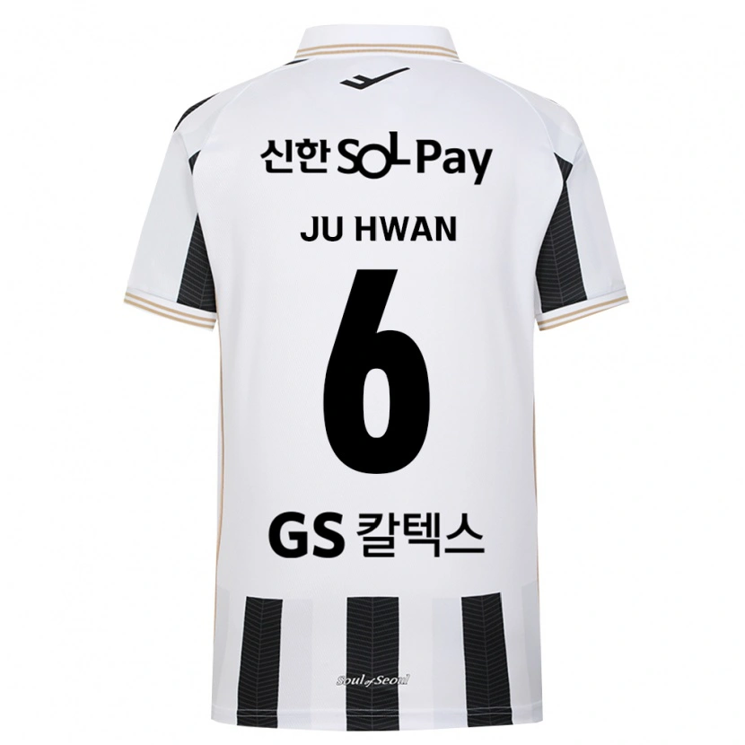 Danxen Dames Ju-Hwan Lee #6 Zwart Wit Uitshirt Uittenue 2026/27 T-Shirt
