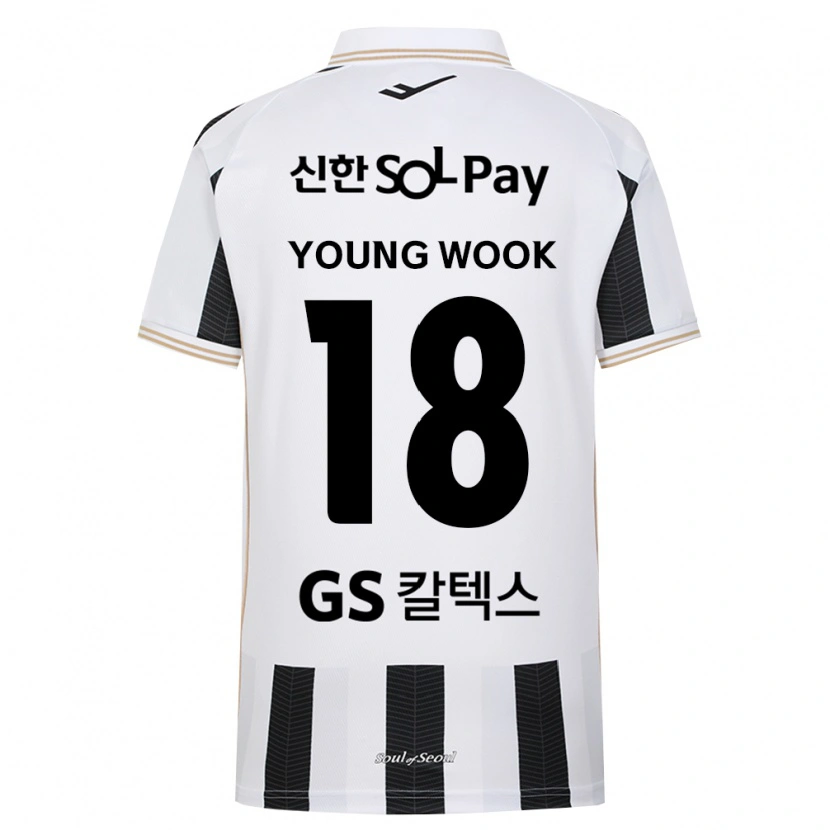 Danxen Dames Young-Wook Cho #18 Zwart Wit Uitshirt Uittenue 2026/27 T-Shirt