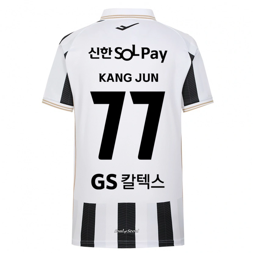 Danxen Dames Kang-Jun Kim #77 Zwart Wit Uitshirt Uittenue 2026/27 T-Shirt
