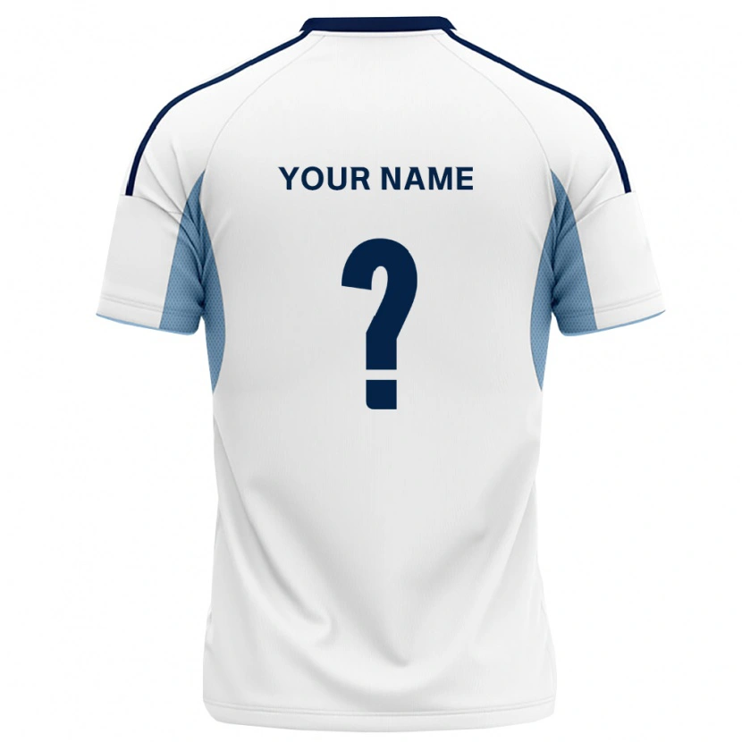 Danxen Dames Uw Naam #0 Koninklijk Blauw Wit Uitshirt Uittenue 2026/27 T-Shirt