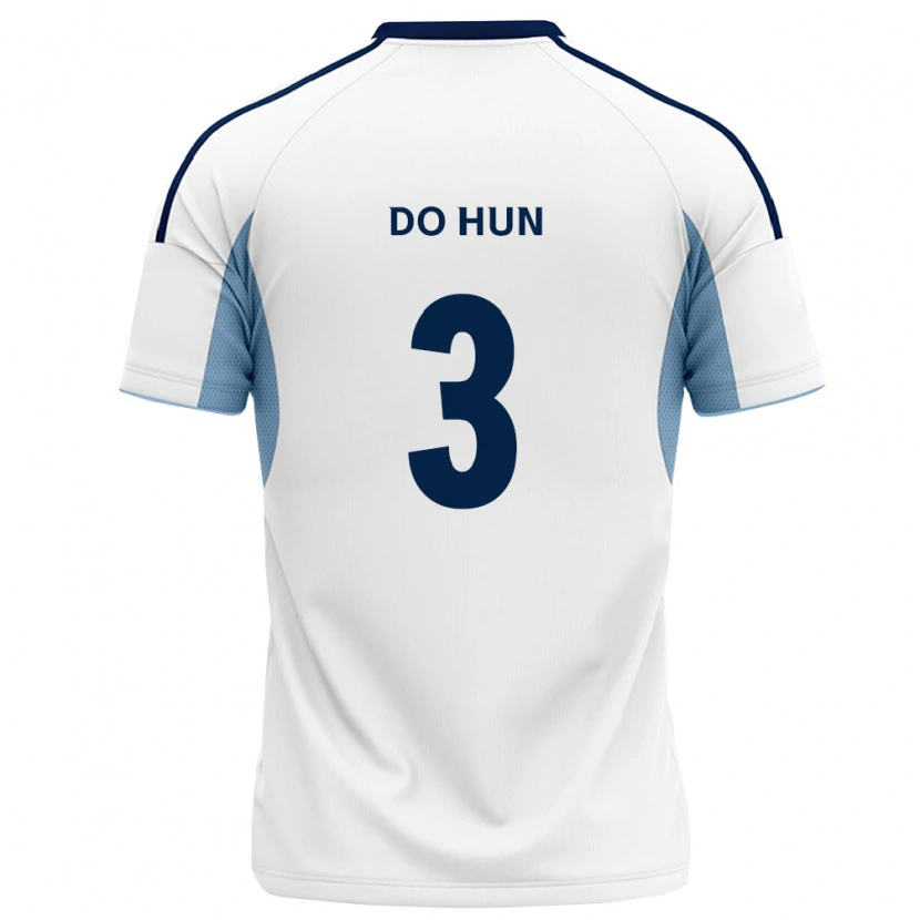 Danxen Dames Do-Hun Kim #3 Koninklijk Blauw Wit Uitshirt Uittenue 2026/27 T-Shirt