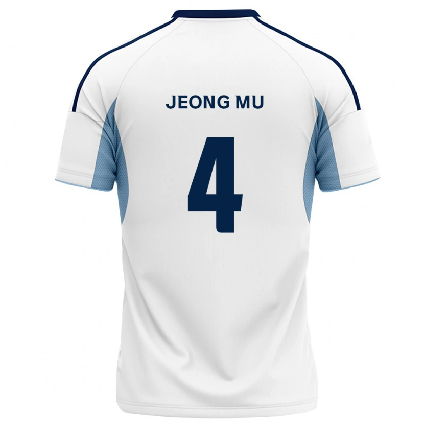 Danxen Dames Jeong-Mu Kim #4 Koninklijk Blauw Wit Uitshirt Uittenue 2026/27 T-Shirt
