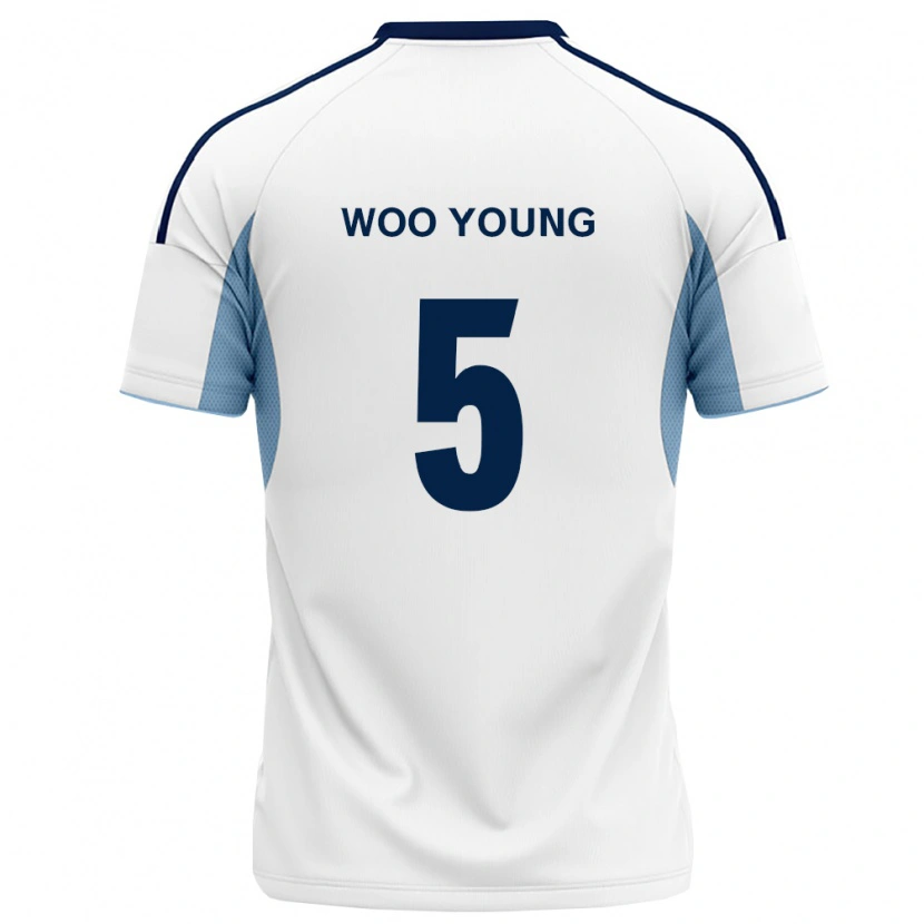 Danxen Dames Woo-Young Jung #5 Koninklijk Blauw Wit Uitshirt Uittenue 2026/27 T-Shirt