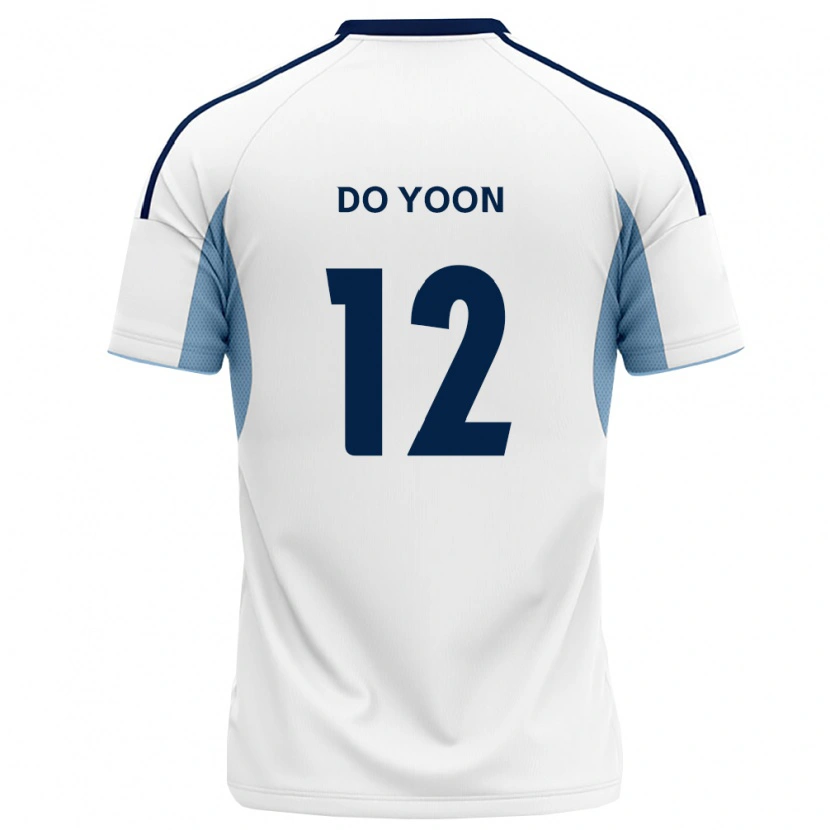 Danxen Dames Do-Yoon Tae #12 Koninklijk Blauw Wit Uitshirt Uittenue 2026/27 T-Shirt