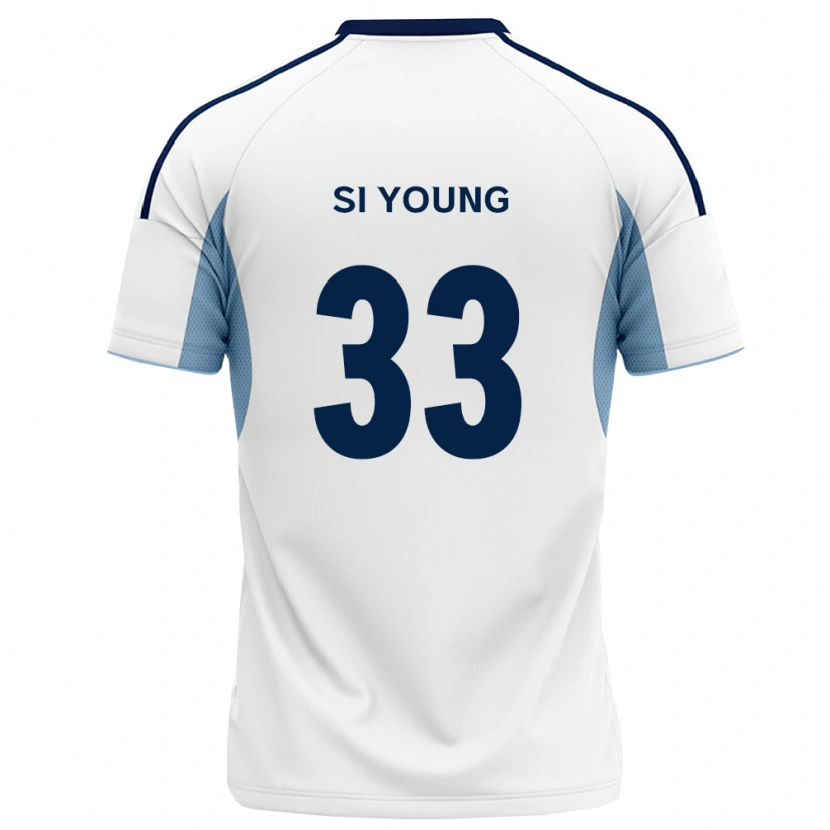 Danxen Dames Si-Young Jang #33 Koninklijk Blauw Wit Uitshirt Uittenue 2026/27 T-Shirt