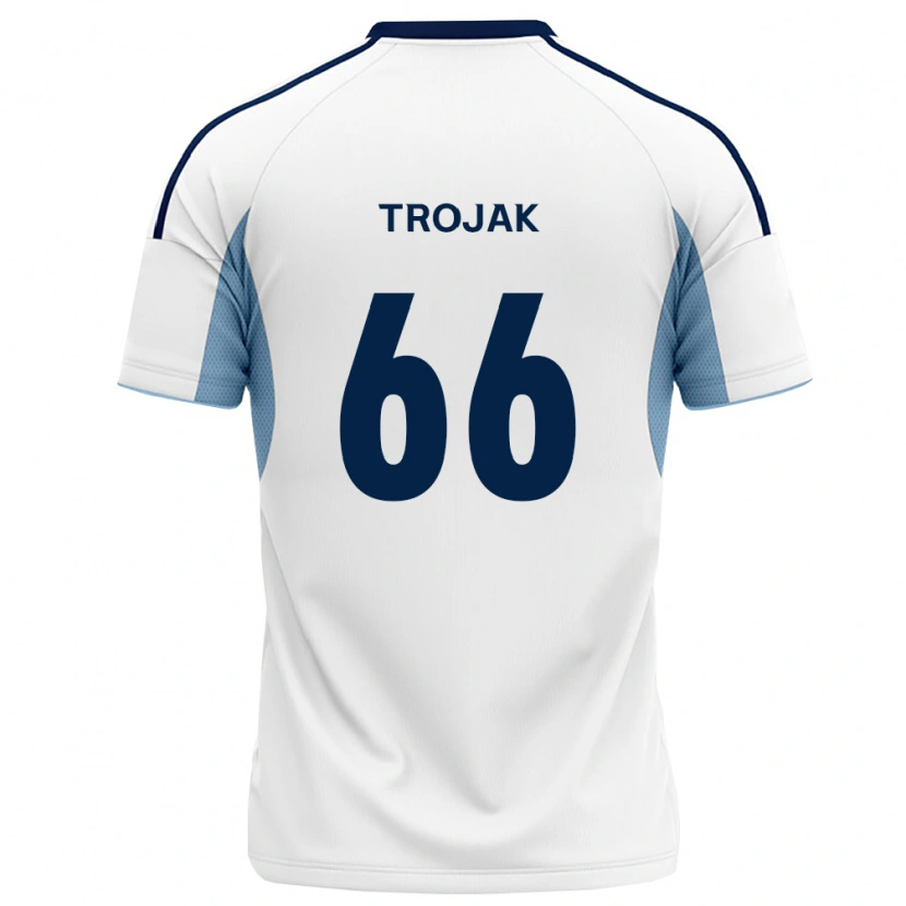 Danxen Dames Milosz Trojak #66 Koninklijk Blauw Wit Uitshirt Uittenue 2026/27 T-Shirt