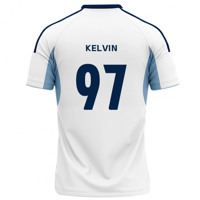 Danxen Dames Kelvin #97 Koninklijk Blauw Wit Uitshirt Uittenue 2026/27 T-Shirt