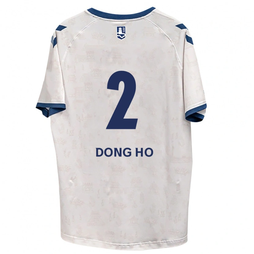 Danxen Dames Dong-Ho Jeong #2 Koninklijk Blauw Wit Uitshirt Uittenue 2026/27 T-Shirt