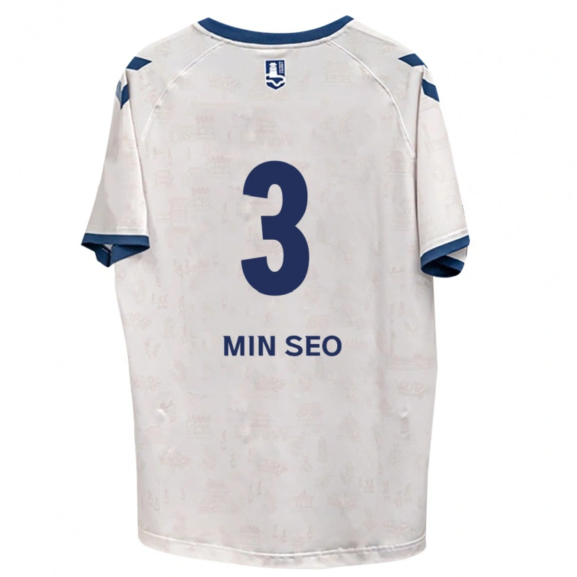 Danxen Dames Min-Seo Park #3 Koninklijk Blauw Wit Uitshirt Uittenue 2026/27 T-Shirt