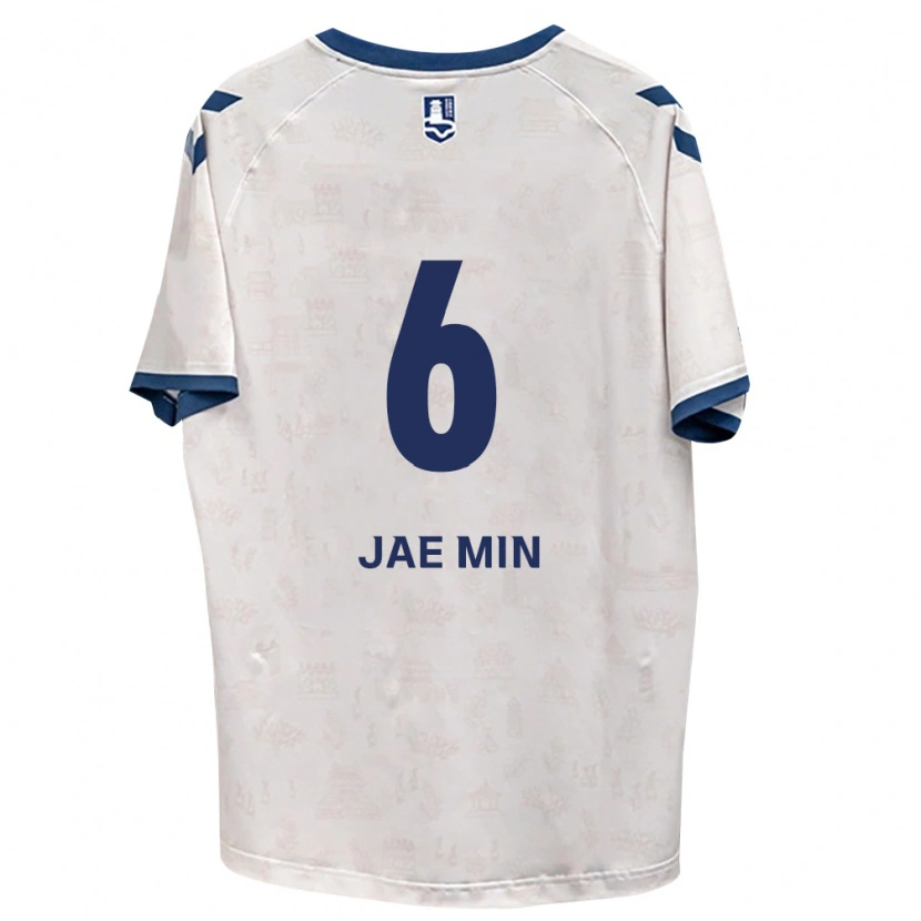 Danxen Dames Jae-Min Chun #6 Koninklijk Blauw Wit Uitshirt Uittenue 2026/27 T-Shirt