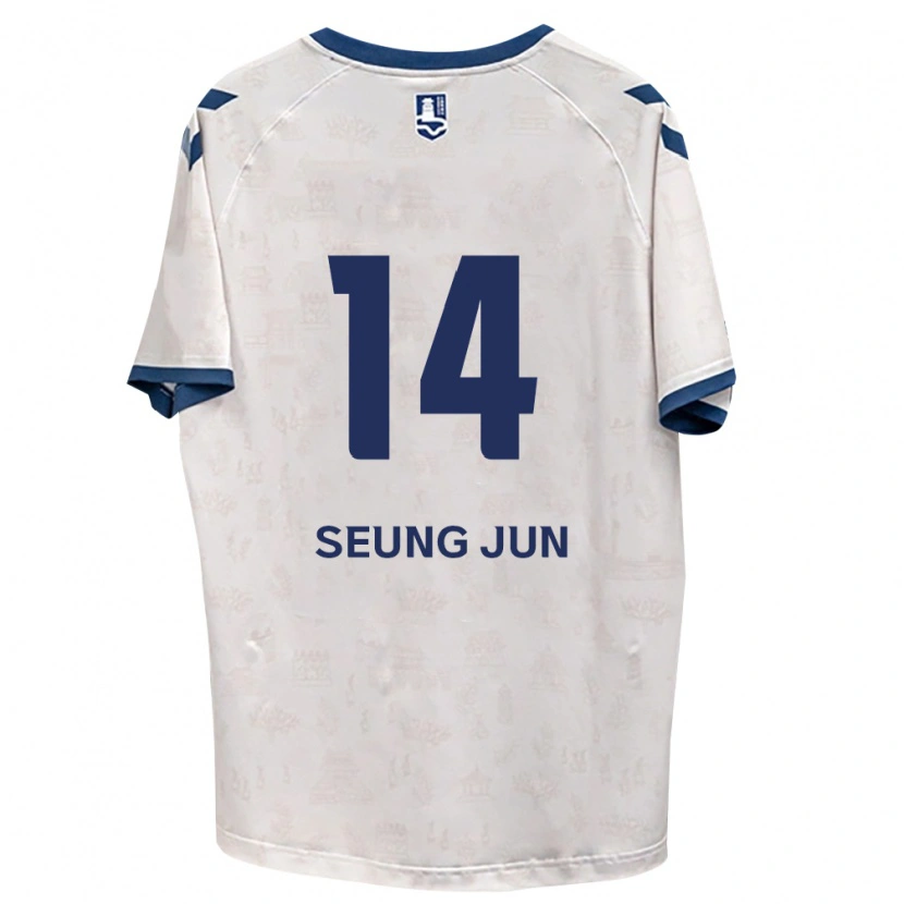 Danxen Dames Seung-Jun Yeom #14 Koninklijk Blauw Wit Uitshirt Uittenue 2026/27 T-Shirt