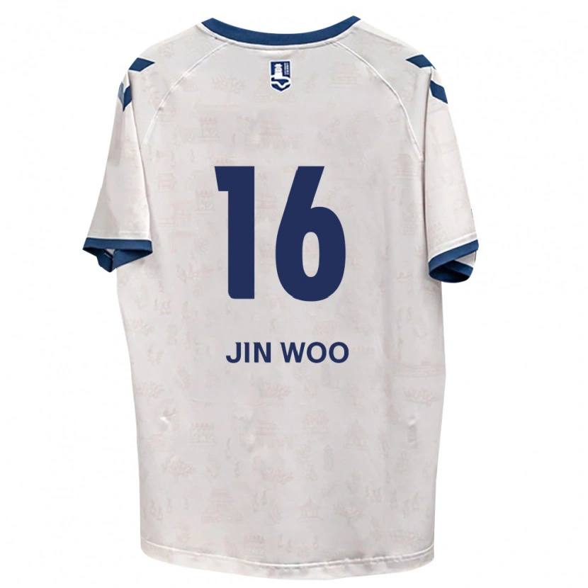 Danxen Dames Jin-Woo Jo #16 Koninklijk Blauw Wit Uitshirt Uittenue 2026/27 T-Shirt